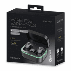 Platinet PM1030B fejhallgató és headset Vezeték nélküli Hallójárati Hívás/zene Bluetooth Fekete (PM1030B)