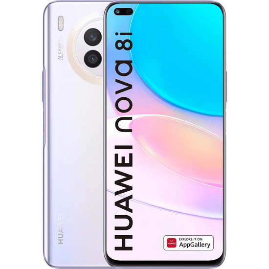 Huawei nova 8i 16,9 cm (6.67") Kettős SIM Android 10.0 4G USB C-típus 6 GB 128 GB 4300 mAh Ezüst (51096KMH)