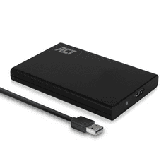 ACT AC1215 tárolóegység burkolat HDD/SSD ház Fekete 2.5" (AC1215)