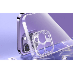 BASEUS Crystal iPhone 12 Pro tok átlátszó és üvegfólia (ARSJ000402) (ARSJ000402)