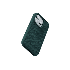 NJORD Salmon Leather MagSafe sötétzöld fekete Apple iPhone 15 Pro készülékhez NA53SL02 (129579)