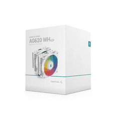 DEEPCOOL AG620 WH ARGB Processzor Hűtő 12 cm Fehér 1 dB (R-AG620-WHANMN-G-2)