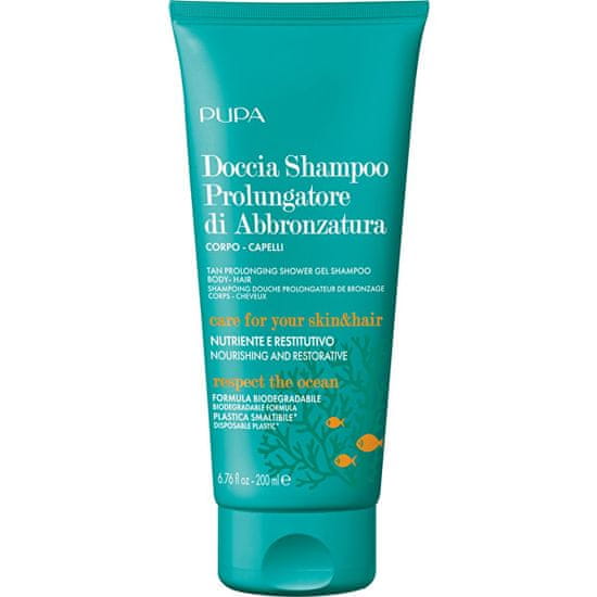Pupa Napozás utáni tusfürdő testre és hajra (Tan Prolonging Shower Gel Shampoo) 200 ml