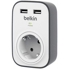 Belkin SurgeCube Fekete, Fehér 1 AC kimenet(ek) (BSV103VF)