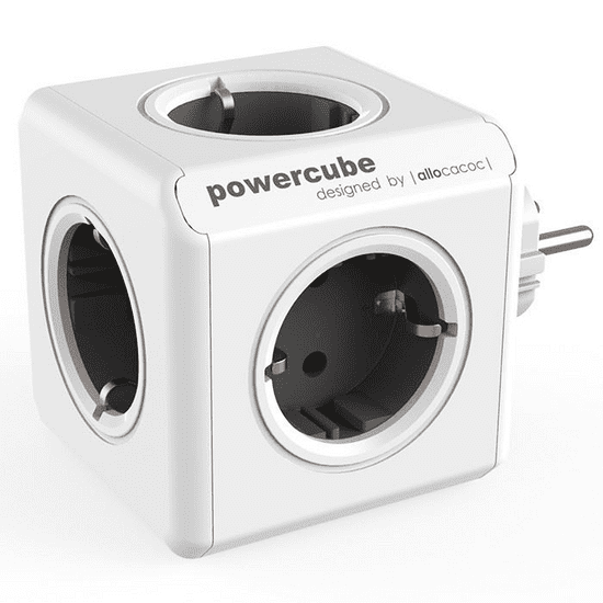Allocacoc PowerCube Original hálózati elosztó fehér-szürke (1100GY/DEORPC) (1100GY/DEORPC)