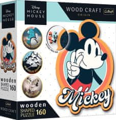 Trefl Wood Craft Origin puzzle Mickey Mouse Retro 160 db