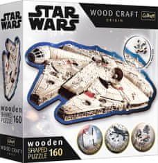 Trefl Wood Craft Origin puzzle Star Wars: Millenium Falcon 160 darab