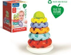 Clementoni BABY színes egymásra rakható gyűrűk (Play For Future)
