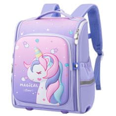 Dollcini elegáns iskolatáska, hátizsák, stílusos hétköznapi táska, Travel, College iskolai táska, lila