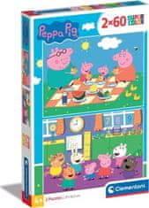 Clementoni Puzzle Peppa Pig 2x60 darab