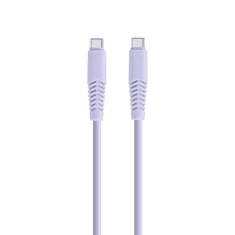 setty. kábel USB-C - USB-C 1,5 m 2,1A KSC-C-1,529 lila (GSM168168)