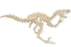 WOODEN TOY, WCK 3D puzzle Velociraptor kicsi