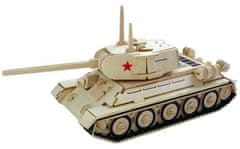 WOODEN TOY, WCK 3D puzzle tank T-34