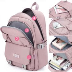 Dollcini elegáns iskolatáska, hátizsák, stílusos hétköznapi táska, Travel, College iskolai táska, fekete