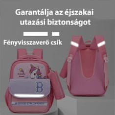 Dollcini  elegáns iskolatáska, hátizsák, stílusos hétköznapi táska, Travel, College iskolai táska, rózsaszín
