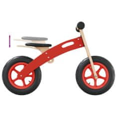 Vidaxl piros egyensúlyozó-kerékpár gyerekeknek felfújható kerekekkel 358357