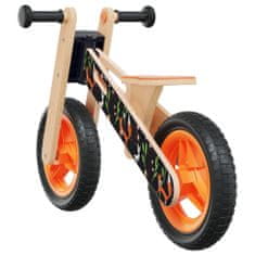 Vidaxl egyensúlyozó-kerékpár gyerekeknek narancssárga nyomattal 358362