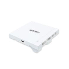 Planet WDAP-W1800AXU Wi-Fi6 AP, 802.11ax 2.4/5GHz 1800Mbps, VLAN, multi-SSID, 150 ügyfél, Roaming, USB-C töltés, PoE