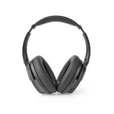 Nedis HPBT3261BK - Vezeték nélküli fejhallgató | Bluetooth | Akár 24 órán át | Nyomógombos vezérlés | Zajszűrés | Hangerőszabályozás | Hangerőszabályozás