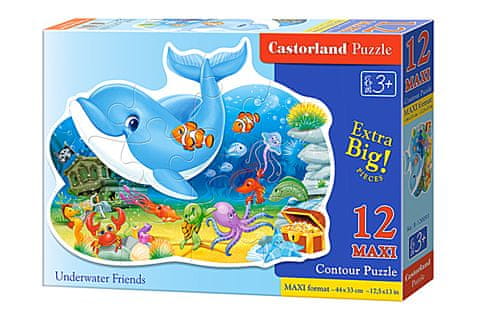 Castorland Maxi Puzzle Tengeri Barátok - 12 darabos