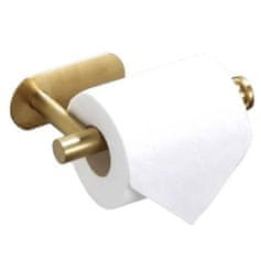 aptel Inox öntapadós 3M WC papír tartó 17cm arany