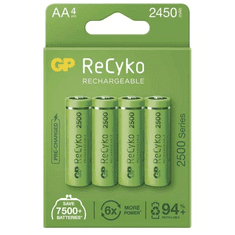 GP ReCyko AA (HR6) 2500mAh akku (2db/csomag) (B21254) (B21254)
