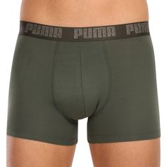 Puma 2PACK zöld férfi boxeralsó (521015001 038) - méret M