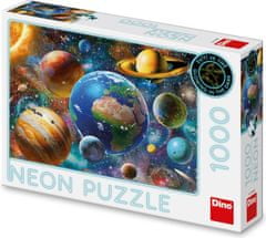 DINO Világító puzzle Bolygók 1000 darab
