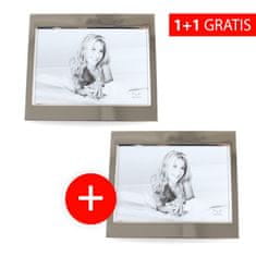 Karpex Akció 1+1: Exkluzív ezüst fotókeret 18x13 + második ugyanolyan fotókeret ingyen