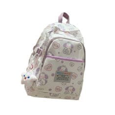 Dollcini Elegáns iskolatáska, hátizsák, stílusos hétköznapi táska, Travel, College iskolai táska, lila