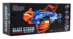 RAMIZ Blaze Storm nagy géppuska kék-narancs színben puha töltényekkel (58 cm x 24 cm x 12 cm)
