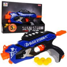 RAMIZ Blaze Storm pisztoly kék színben gyermekeknek puha lövedékekkel