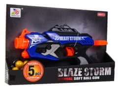 RAMIZ Blaze Storm pisztoly kék színben gyermekeknek puha lövedékekkel
