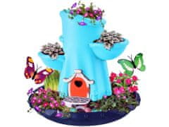RAMIZ Mágikus tündérkert kék színben növényekkel, pillangókkal