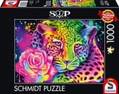 Schmidt Puzzle Neon: Leopard 1000 db