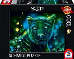 Schmidt Puzzle Neon: Párduc 1000 db
