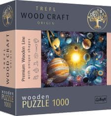 Trefl Wood Craft Origin puzzle Utazás a Naprendszeren keresztül 1000 darab
