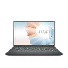 MSI Modern 15 9S7-155266-1026 Laptop 15.6" 1920x1080 IPS Intel Core i5 1155G7 256GB SSD 8GB DDR4 Intel Iris Xe Graphics Szürke
