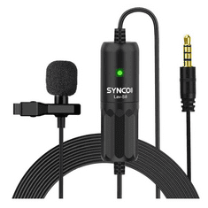 Synco Lav-S8 csiptetős, gömbkarakterisztikás kondenzátor mikrofon (SY-LAV-S8) (SY-LAV-S8)