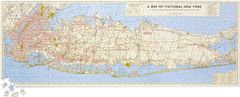 Galison Panorámás puzzle New York 1000 darabos film térképe