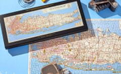 Galison Panorámás puzzle New York 1000 darabos film térképe
