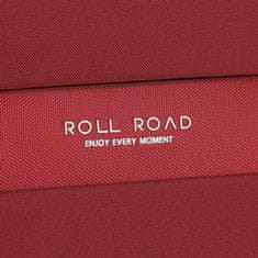 Jada Toys Textil utazótáska ROLL ROAD ROYCE Piros, 66x43x26cm, 64L, 5019224 (közepes)