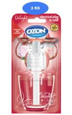 OZON tartalék utántöltő elektromos légfrissítő 19 ml Delight (2 db)