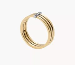 Skagen Elegáns, aranyozott gyűrű Kariana SKJ1672998 (Kerület 50 mm)