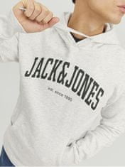 Jack&Jones Férfi melegítőfelső JJEJOSH Relaxed Fit 12236513 White Melange (Méret XXL)