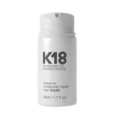 K18 Öblítést nem igénylő regeneráló hajmaszk Biomimetic Hairscience (Leave-In Molecular Repair Hair Mask (Mennyiség 50 ml)
