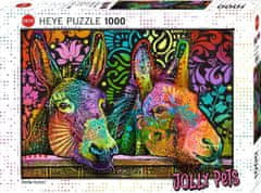 Heye Puzzle Jolly Pets: Szamárszerelem 1000 darab