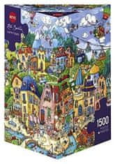 Heye Puzzle Happy town 1500 db