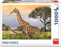 DINO Zsiráf család puzzle 1000 darab