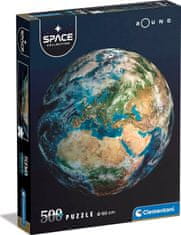 Clementoni Kerek puzzle Space: Föld 500 darab